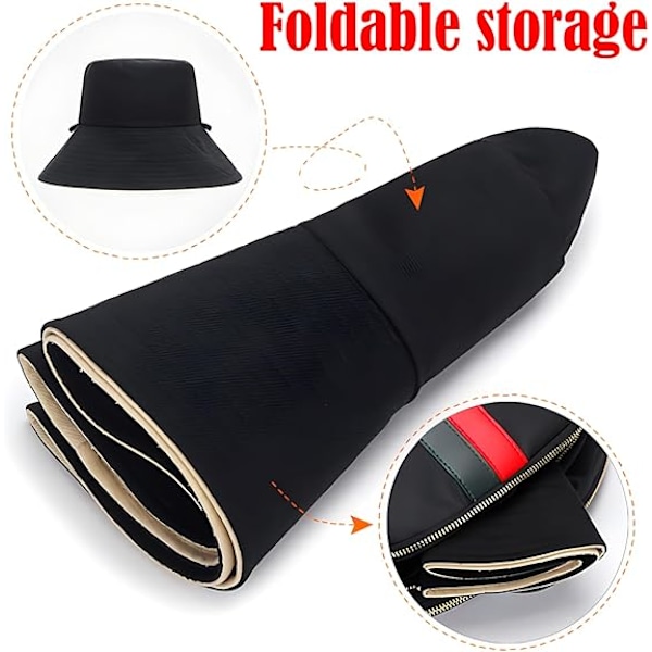 Dobbeltsidet bucket hat, britisk dame solhat