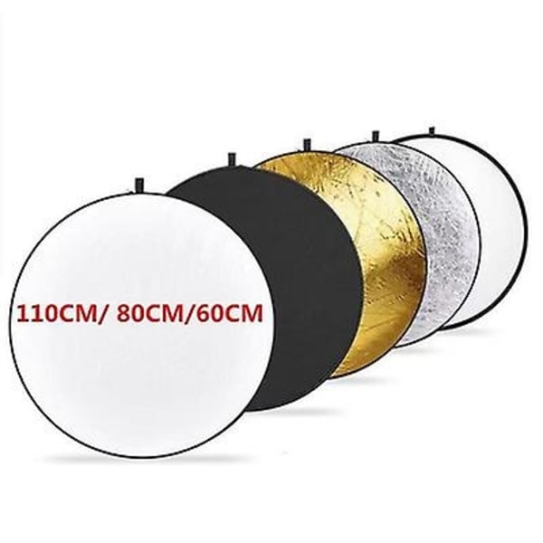 5-i-1 Fotografi Reflektor Ljusreflektorer Med Väska 110cm