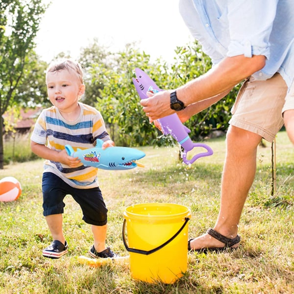 Rul billedet for at forstørre 3-Pack Kids Water Gun Outdoor Legetøj, Lilla+Pink+Blå Pink