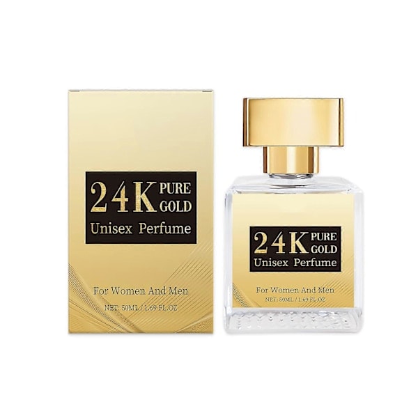 24K rent guld unisex træduft spray langvarig frisk jujubeduft elegant til mænd og kvinder 50 ml
