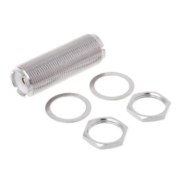 UHF SO239 Hunn Til Hunn Jack Mutter Skott Panelmontering Adapter Kobling Rett
