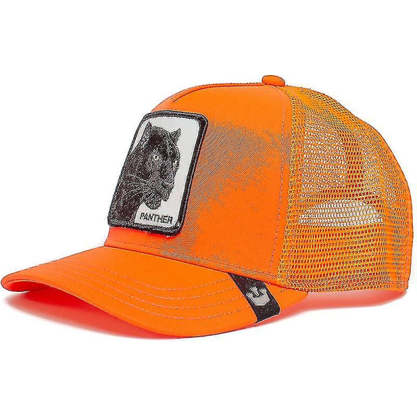 Animal Baseball Cap Sun Protection Mesh Brodert Trucker Hat Parrot