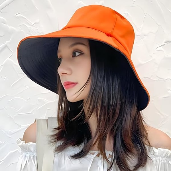 Dobbeltsidet bucket hat, britisk dame solhat