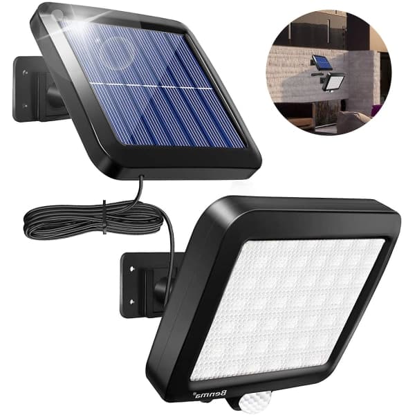 Solcellelamper til udendørs brug, 56 LED solcellelamper 120 superlyse S