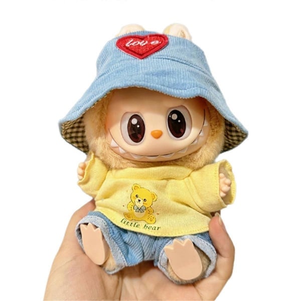 Labubu V2 Tøjserie Labubu Sød Dukke Tøj Legetøjs Ornament Kun Labubu Tøj Sød Dukke Legetøj (N Som Vist