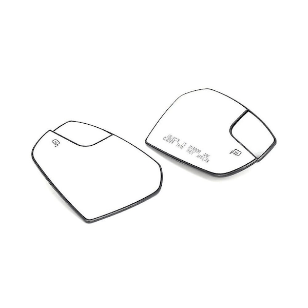 2 stk. sett Venstre+høyre Sidespeil Oppvarmet Speilglass Linse For Escape 2017-2018 Gj5z17k707a Gj5z17k707g