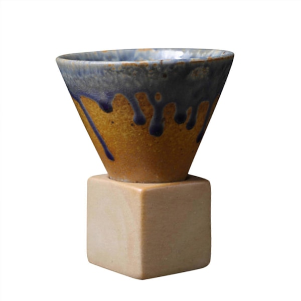 200 ml Japansk Keramikmugg Kaffemugg Lattekopp med Bas Keramisk Mugg