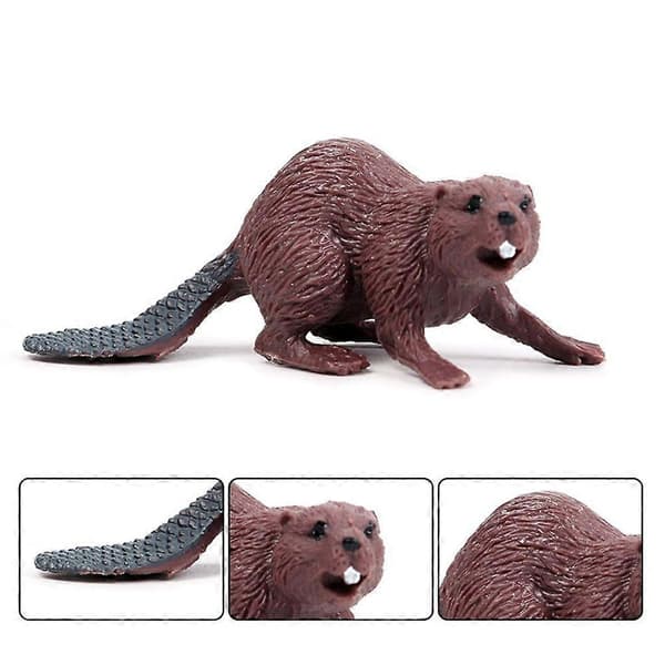 Simulering Grevling Villdyr Actionfigur Figurpynt og Leketøy for Barn