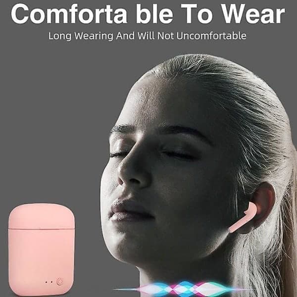 Mini Twin Trådløse Bluetooth-hodetelefoner for iPhone og Android