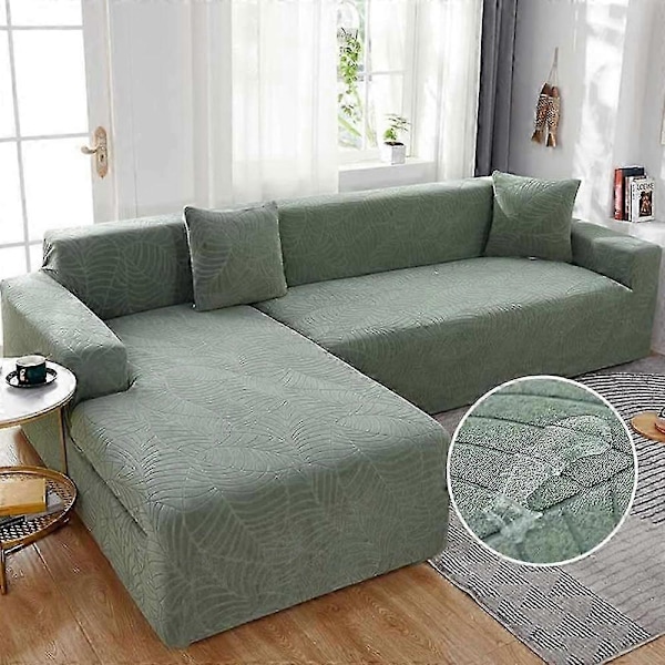 Slitstarkt sofföverdrag, Elegant dekor Universal sofföverdrag för 3-sits, 360 graders full täckning halkfritt, enkel installation och högt stretchtyg
