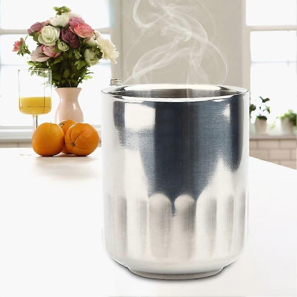 180ml Dubbelväggig Rostfri Mugg Te Vatten Öl Kaffekopp Hemmugg