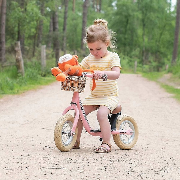 Cykelkorg Barn Främre Styrkorg, Flätad Korg Hjul Korg Hängande Korg Främre Cykeltillbehör