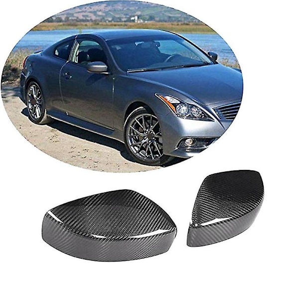 Auton hiilikuitu sivupeilin suojukset ulkotarvikkeet Infiniti G25 G35 G37 2008