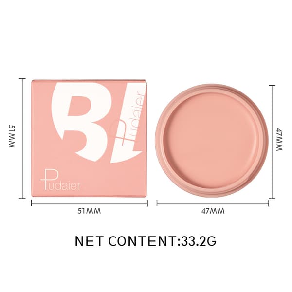 9-farvers blush Mat blush Blush Mud Enkeltfarvet blush #09
