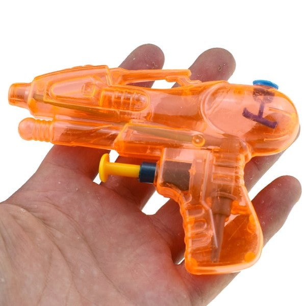 3 pcs Random Colors Transparent Small Water Gun, Small Water