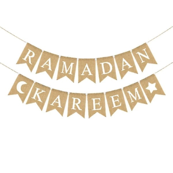 Ramadan Kareem Dekorasjoner Glad Eid Banner Ramadan Mubarak Banner