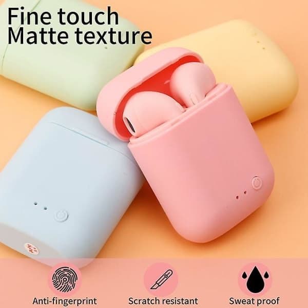 Mini Twin Trådløse Bluetooth-hodetelefoner for iPhone og Android