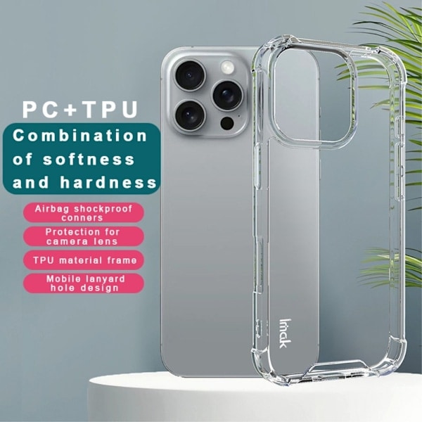 iPhone 16 Pro Max Deksel Transparent
