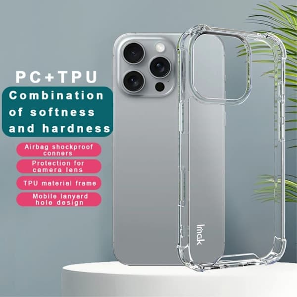 iPhone 16 Pro Max Kuori Läpinäkyvä