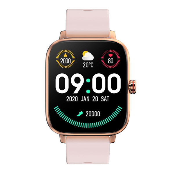 Smartklocka Mode 1.69 Stor Skärm Da Fit Bluetooth Samtal Meddelande/Telefon Push Svart