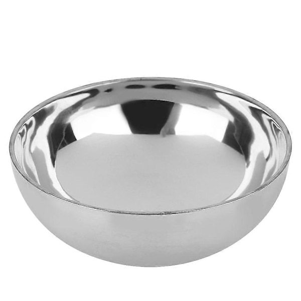 Rustfritt stål husholdnings dobbel lag nudler suppe bolle mat fruktbeholder (Middels)