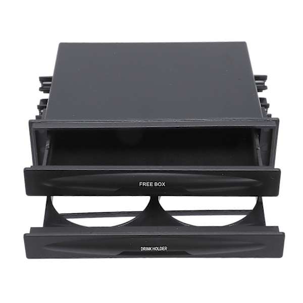 Universal Bil Dash Trim Dobbel Din Radio Lomme Kit Drikke Koppholder Oppbevaringsboks