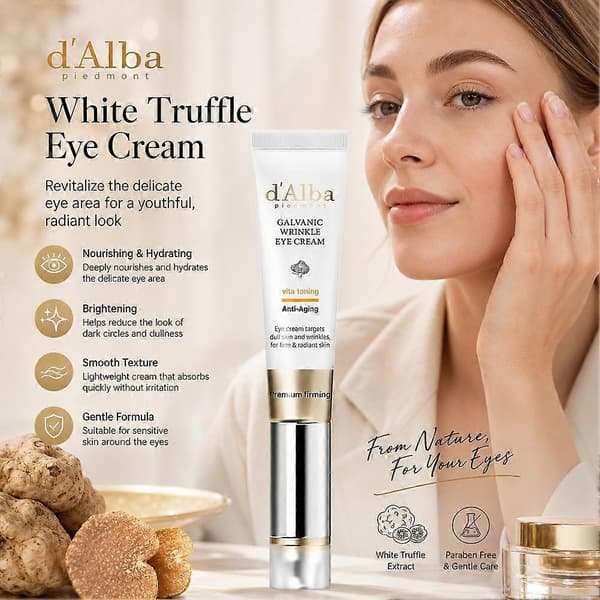 d'Alba Galvanisk Rynke Øyekrem - 15g