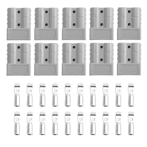 10 st för Anderson Style Plug Connectors DC Power Tool 50A 12-24V