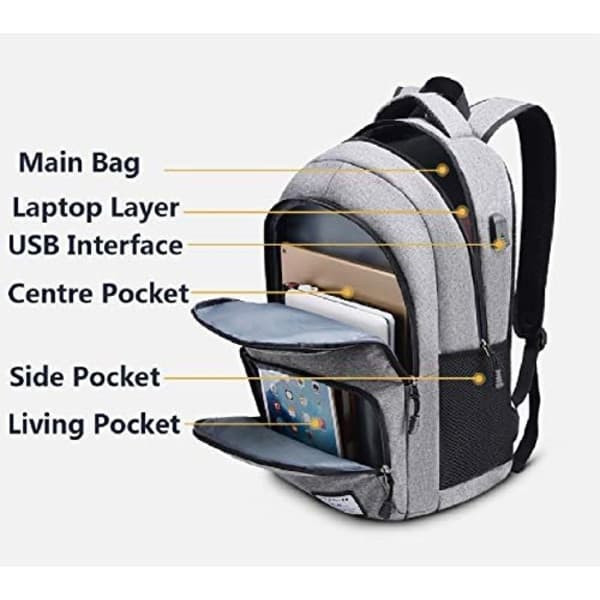 Ryggsekker med USB-ladeport