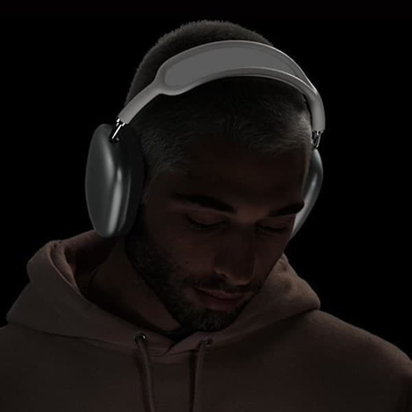 P9 Over-Ear Hörlurar Memory Foam Full Coverage Headset Aktiv Brusreducering{HH} Blå