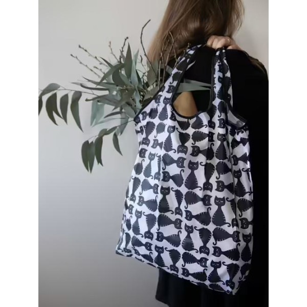 Shoppingbag / väska Katt black one size