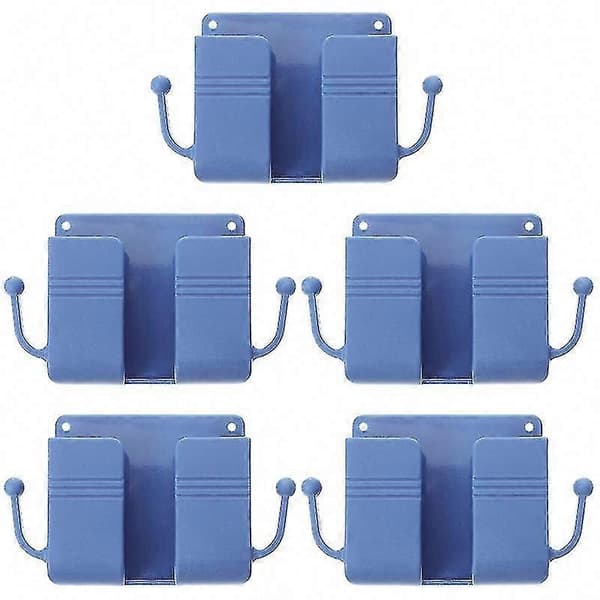 5 stk. Fjernkontrollholder for TV DVD-spiller Dekoderboks Organizer