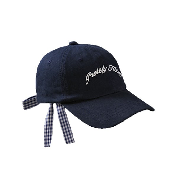 ins Amerikansk hat dame forår og sommer blød top baseball kasket herre koreansk version af mode brev broderet duckbill kasket blue