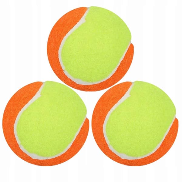3x Pehmeät tennispallot lapsille, helppo seurata
