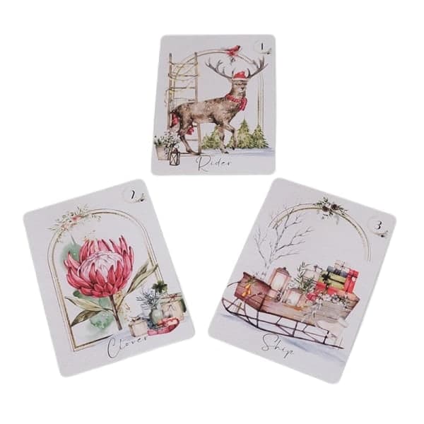 Julorakel Tarot-kortit Ennustus Perhepeli