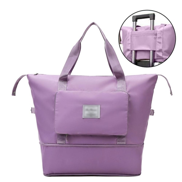Resa Duffel Bags Bagageveska i stor størrelse Nylon Purple