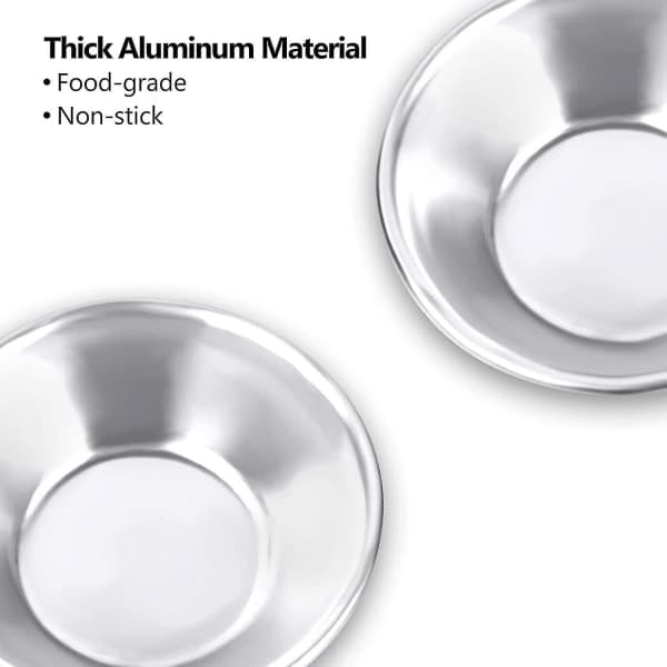 10 st Äggformar Formar Plåtformar Aluminium Paj Cupcake Kakform
