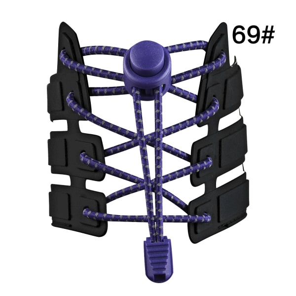 2 stk fargerike late elastiske bånd Purple