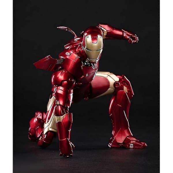 7 tommer Ironman Mk3 Actionfigur, luksusmaling, alle led bevægelige samleobjektlegetøj