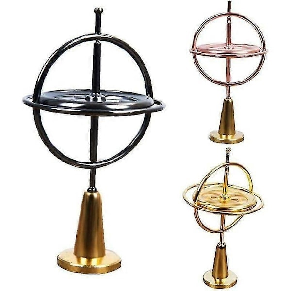 Gyroscope Leksak, Precisionsgyroskop Pedagogisk Leksak Fysik Metall Snurra