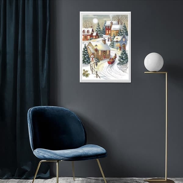 Diamantmålning Jul DIY 5D Diamantmålningsset