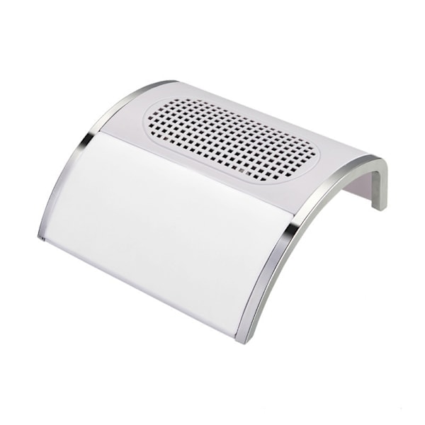 Nageldammsugare - Sugsystem för manikyr och naglar - Dammsugare, dammuppsamlare för manikyr 25,8x24x10cm vit