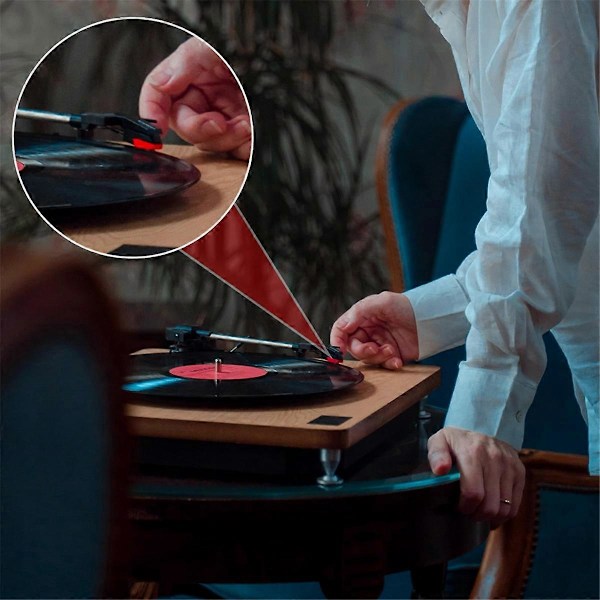 Soittimen neulan vaihto, 4 kpl timanttinen levysoittimen neula, ION Player LP -fonografille