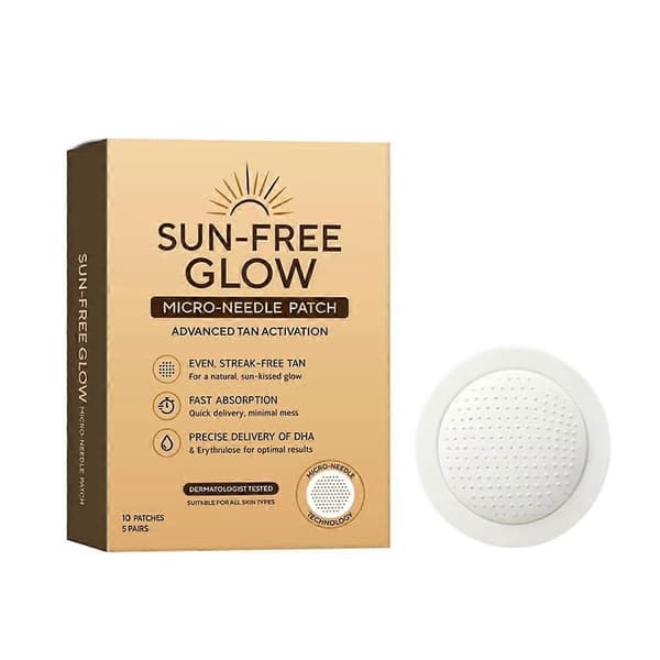 Solfritt Glow Mikronålsbrunplåster - 10 st/förpackning