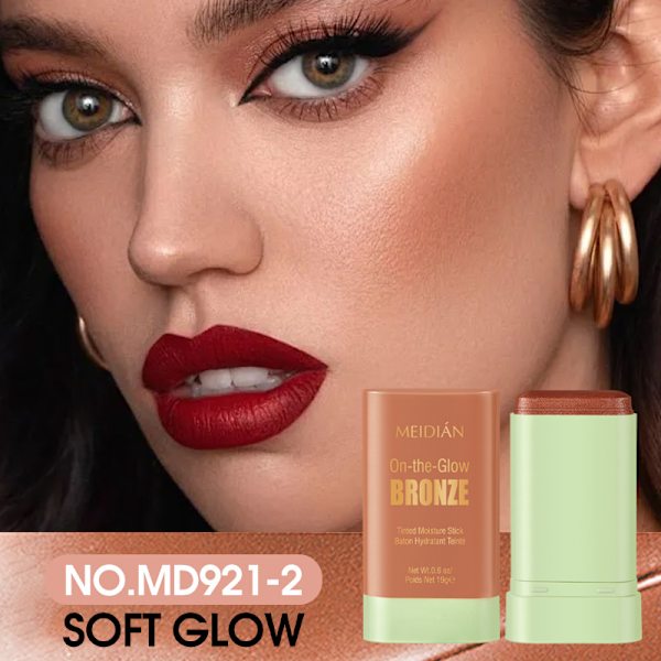 Blush solid blush highlight bærbar contour blush stick brighten base MD921-2