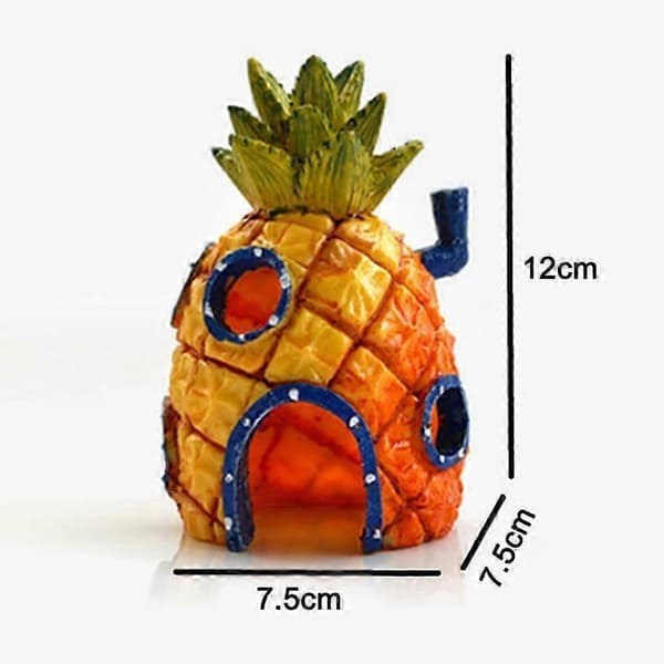 Svampebob Ananashus Akvarium Tilbehør Model
