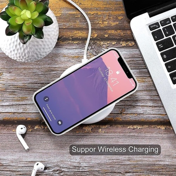 Iphone 13 (6,1 tuumaa) kotelo, matkapuhelinkotelo Iphone 13:lle, korttipaikka suunniteltu Iphone 13 -kotelolle - Valkoinen