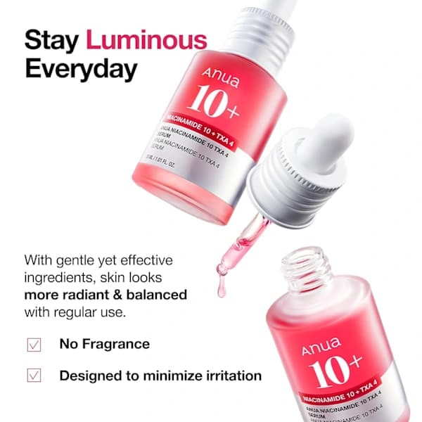 ANUA 10% Niacinamide + 4% TXA Serum Ampull 30ml
