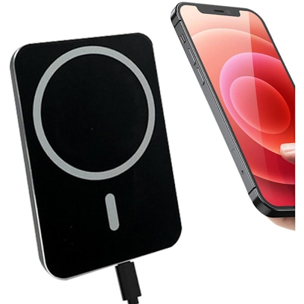 Kompatibel med MagSafe Billaddare Telefonhållare Laddare för Magnetisk Trådlös Snabb Qi-laddning