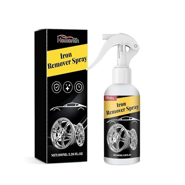 Rustfjernelsesspray, Rengøringsmiddel til bilmaling, dæk og rustfjernelse med polering